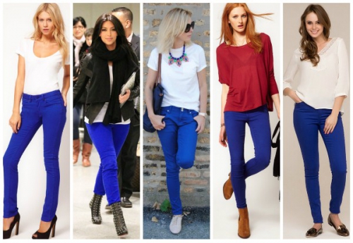 Сочетания с синими джинсами