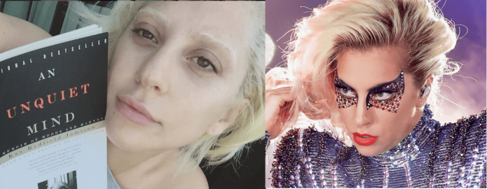 Леди Гага без макияжа и с ним