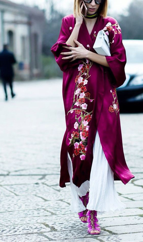 как одевать кимоно