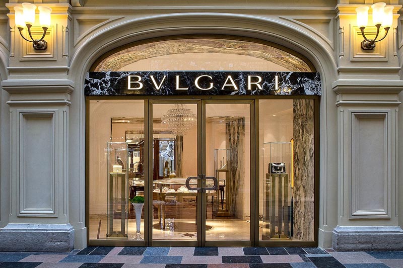 Фирменный магазин Bulgari