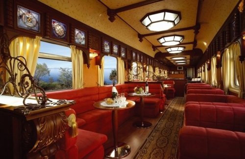 Самые роскошные поезда, курсирующие по земному шару (18 фото)