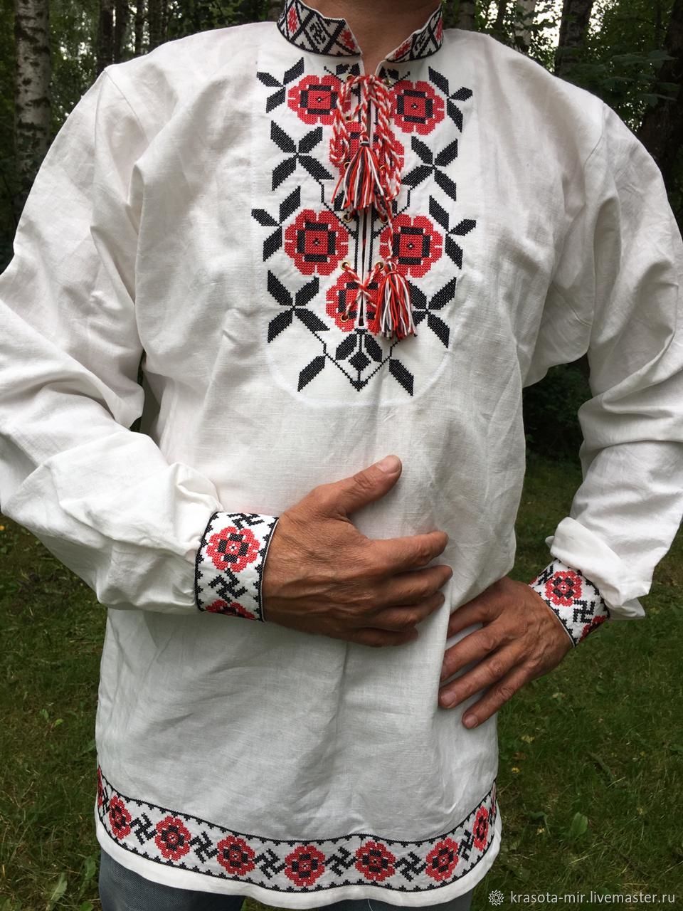 Мужские купить украина. Белорусская рубаха Национальная белорусская. Вышиванка. Украинская Национальная рубашка. Рубаха с вышивкой.