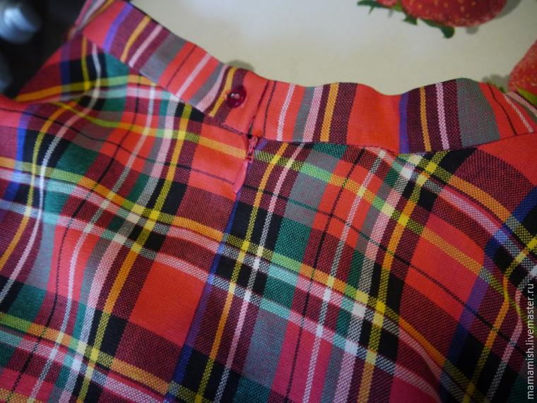 Шьем юбку-солнце из ткани «шотландка» за вечер, фото № 23