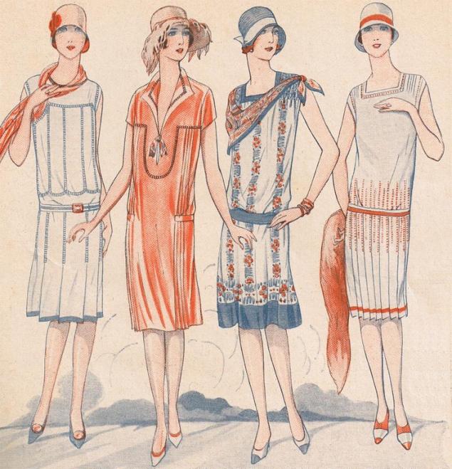 Мода 1920-х годов: в журналах и в жизни, фото № 38