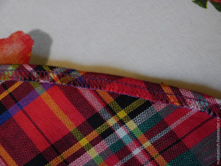 Шьем юбку-солнце из ткани «шотландка» за вечер, фото № 24