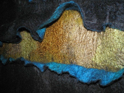 Мастер-класс: юбка «Мраморная» методом мокрого валяния, фото № 31
