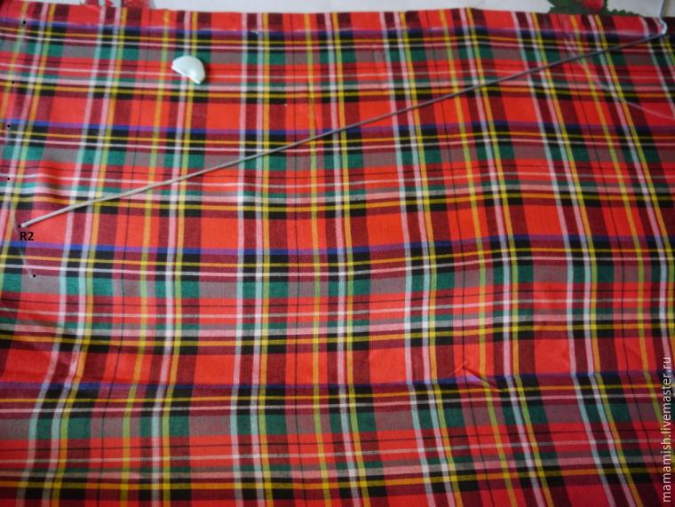 Шьем юбку-солнце из ткани «шотландка» за вечер, фото № 10