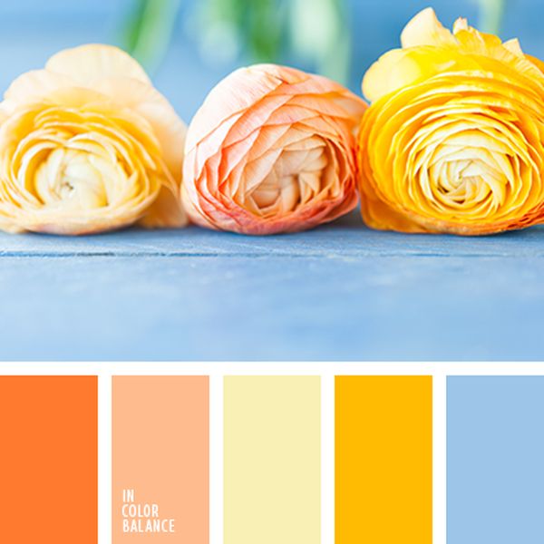 Оранжевый плюс голубой: хорошее настроение от позитивного сочетания цветов, фото № 12