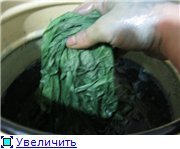 Работа с натуральным красителем индиго - мастер-класс., фото № 7
