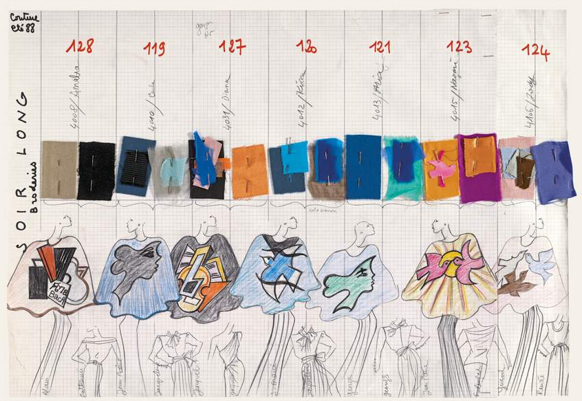Эскизы нарядов от Yves Saint Laurent, фото № 17