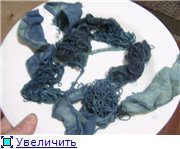 Работа с натуральным красителем индиго - мастер-класс., фото № 11