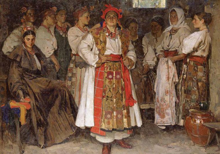 Традиционный украинский костюм. Часть первая: живопись, фото № 8