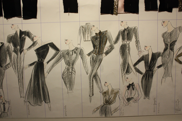 Эскизы нарядов от Yves Saint Laurent, фото № 26