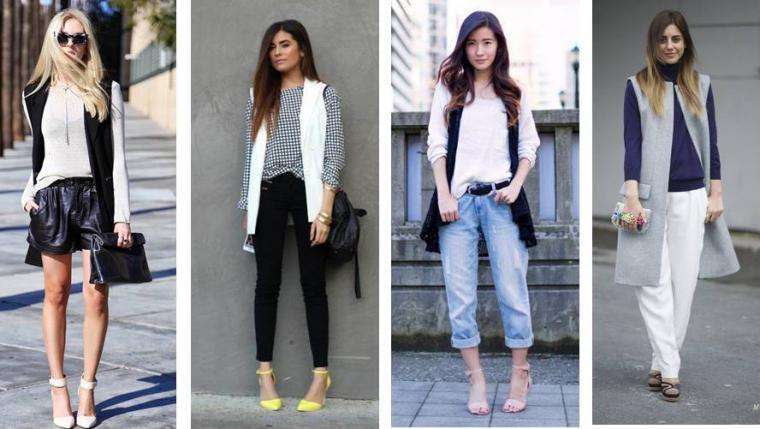 Как подобрать удлиненный пиджак без рукавов или жилет – тренд сезона 2016 ., фото № 4 Как подобрать удлиненный пиджак без рукавов или жилет – тренд сезона 2016 ., фото № 4