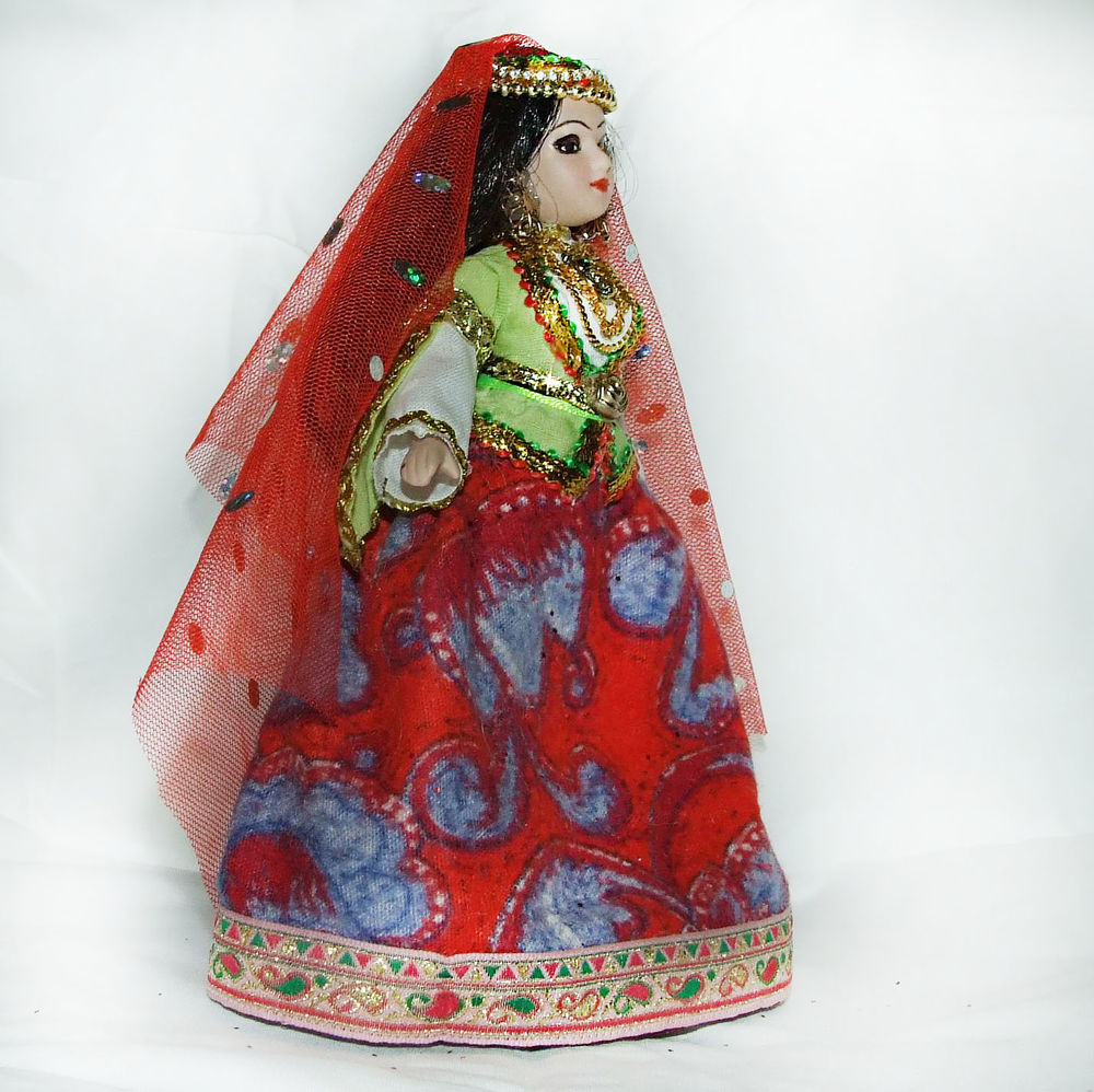 Азербайджанки — мои куклы в народном костюме, особенности азербайджанского костюма, фото № 6