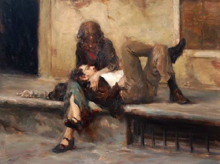 Поцелуи в полотнах художника Ron Hicks, фото № 5