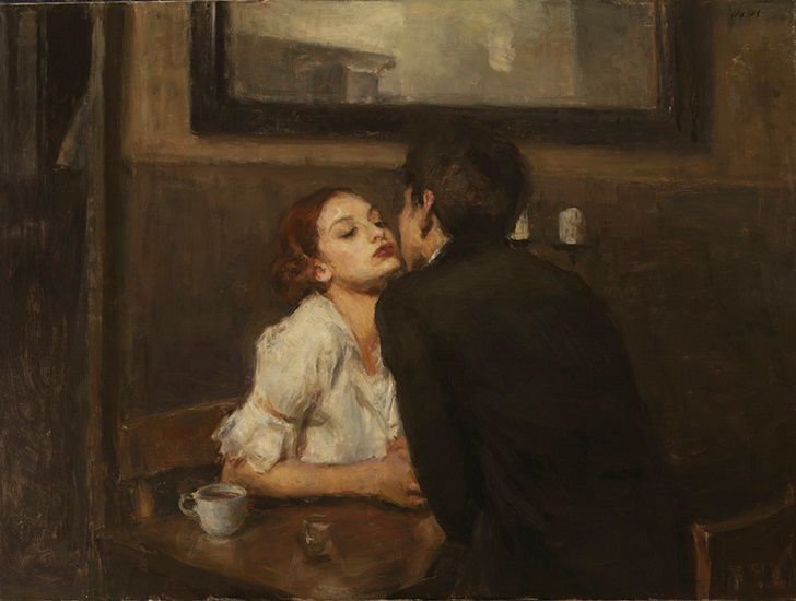 Поцелуи в полотнах художника Ron Hicks, фото № 3