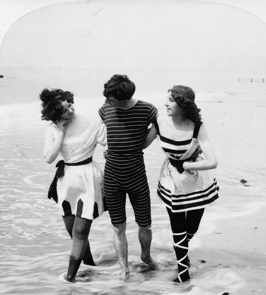 Первые купальные костюмы. 19-начало 20 века., фото № 22