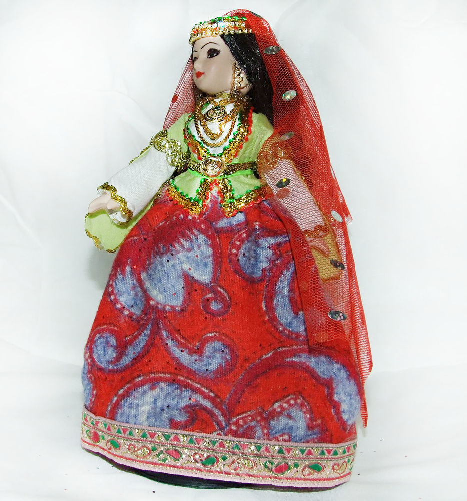 Азербайджанки — мои куклы в народном костюме, особенности азербайджанского костюма, фото № 7