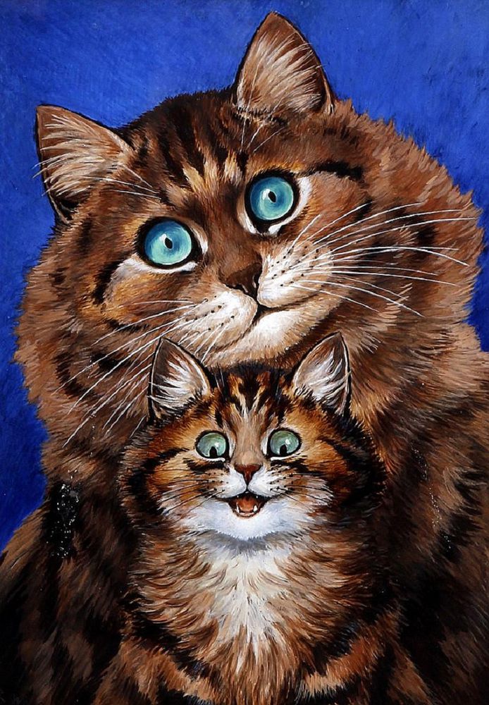 Любимые кошки в картинах ouis illiam ain, фото № 43