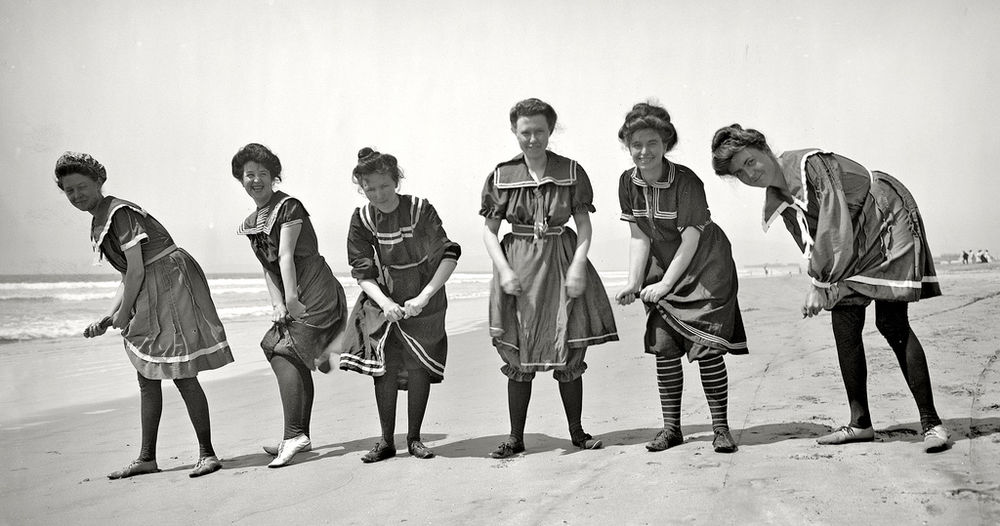 Первые купальные костюмы. 19-начало 20 века., фото № 36