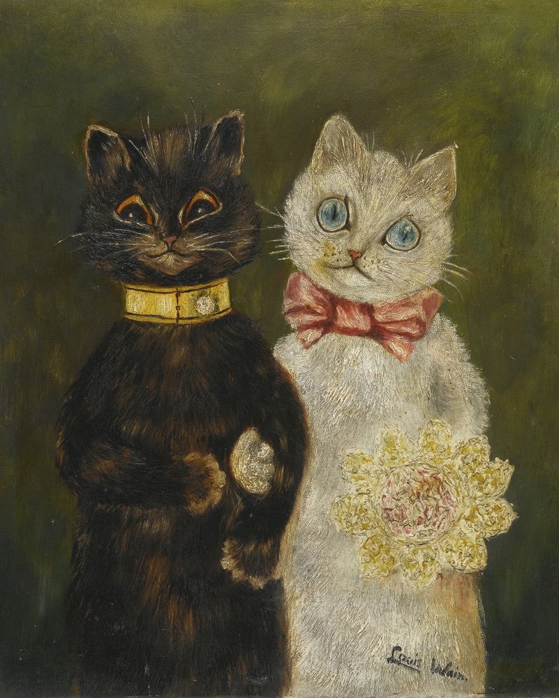 Любимые кошки в картинах ouis illiam ain, фото № 31