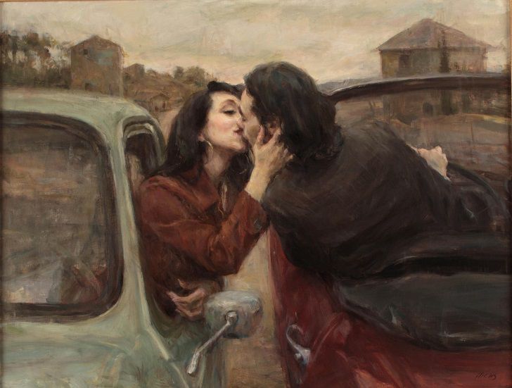 Поцелуи в полотнах художника Ron Hicks, фото № 9