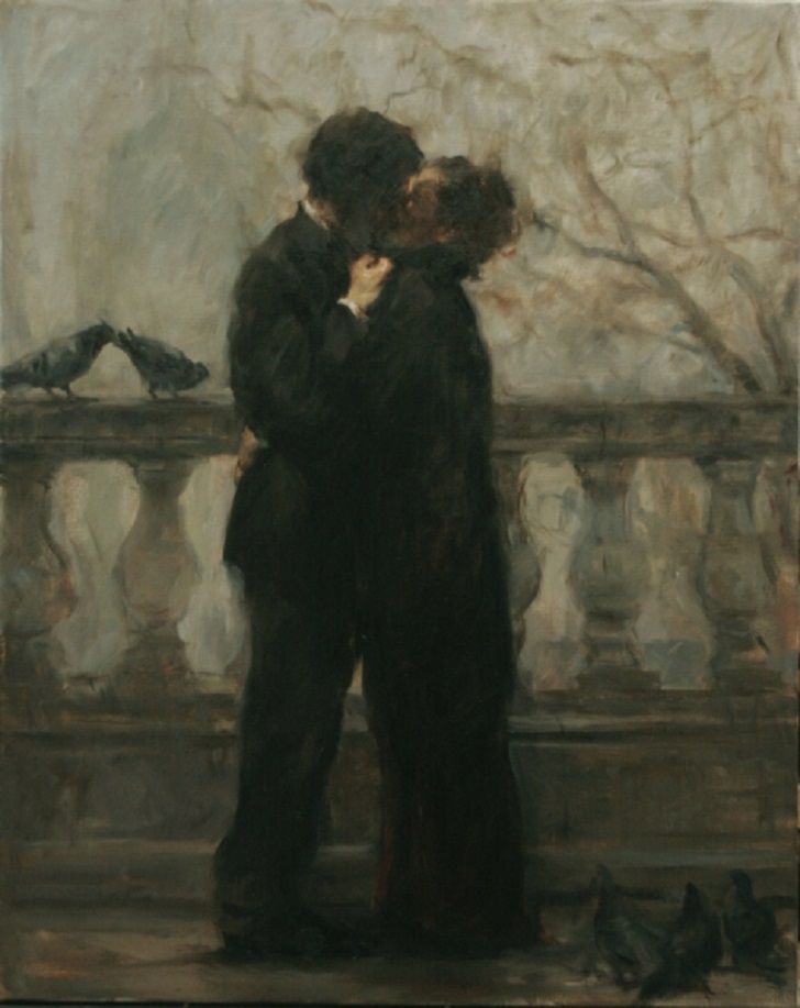 Поцелуи в полотнах художника Ron Hicks, фото № 8