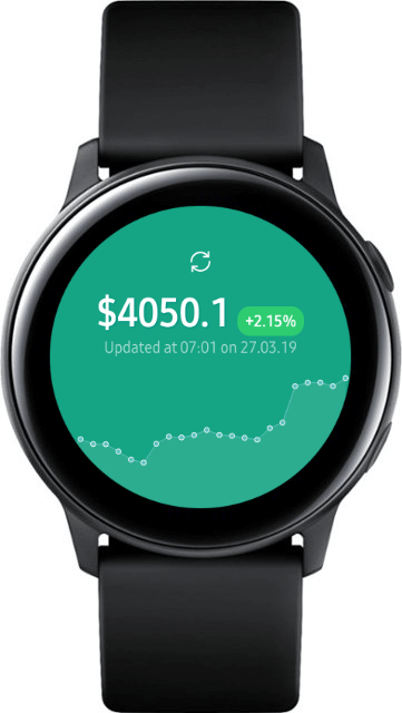 Приложение Cryptoscope для Samsung Galaxy Watch