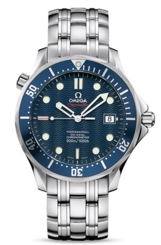 Часы Omega Seamaster с циферблатом волн