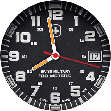 Армейский циферблат Swiss Military для Galaxy Watch Active