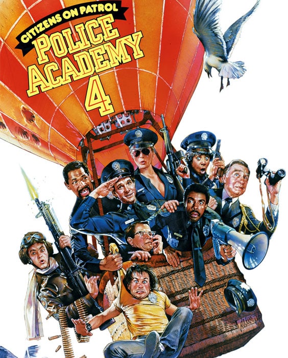 Постер фильма «Полицейская академия 4» 