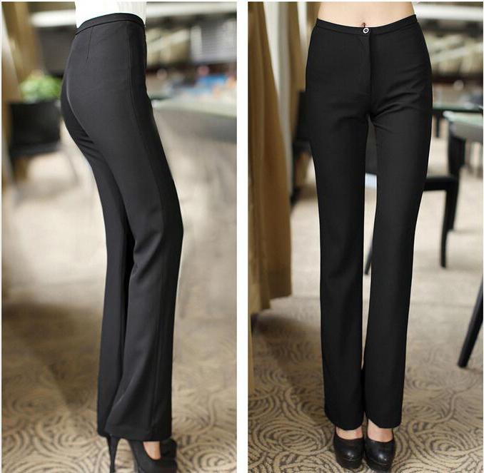 лассические брюки прямые женские 