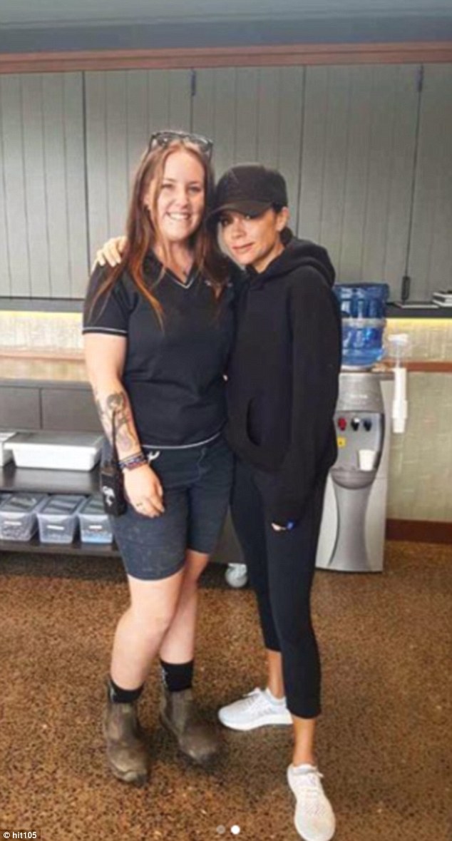 Beckhams gone wild! David and Victoria took their children abseiling and quad biking through bushland in Glenworth Valley on Monday. Pictured: David Beckham with staff member Lauren from Glenworth Valley Outdoor Adventures