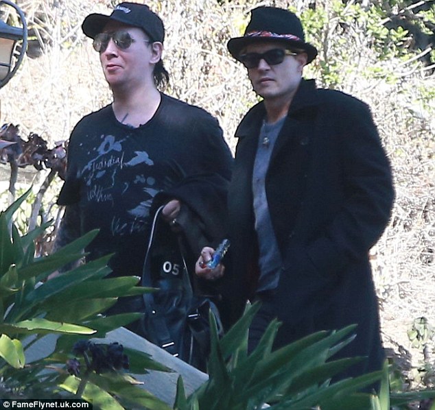 Bro time! Johnny Depp and Marilyn Manson spent the day together after dropping the former