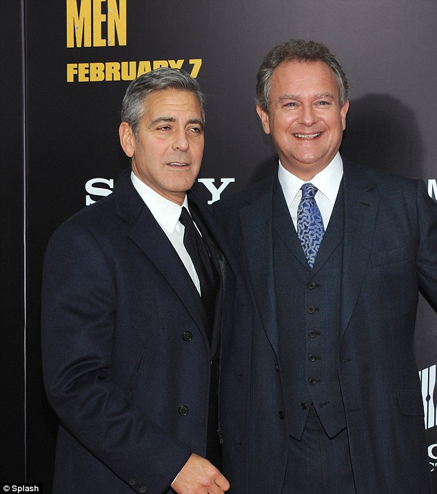 Bond: George became close friends with Hugh Bonneville, who plays Lord Robert Crawley on the PBS drama, when they did Monuments Men together last year. Bonneville arranged for the private tour