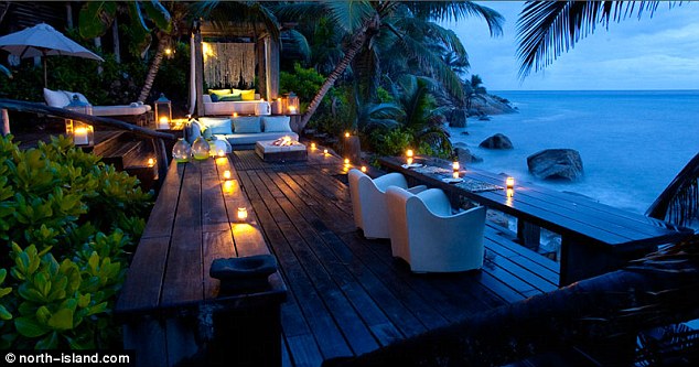 No laptops allowed here: This gem of the Indian Ocean radiates with romance thanks to sweeping views and candle light everywhere
