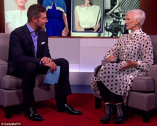 History: The model, who is also a dietitian, looked back on her incredible career during her chat with host Jesse Palmer
