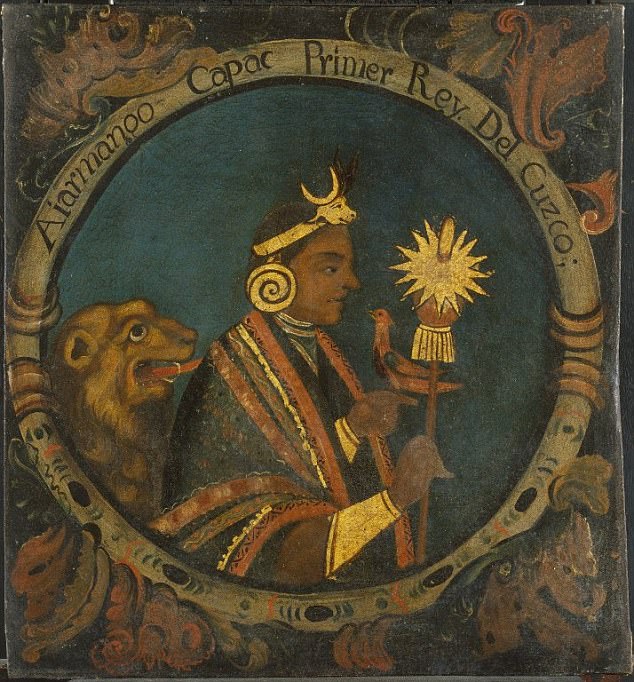 Researcher Matthew Velasco says that Collagua leaders may have negotiated ways to live peacefully alongside the invading Incas, as opposed to fighting them. Pictured is Manco Cápac, First Inca, 1 of 14 Portraits of Inca Kings.