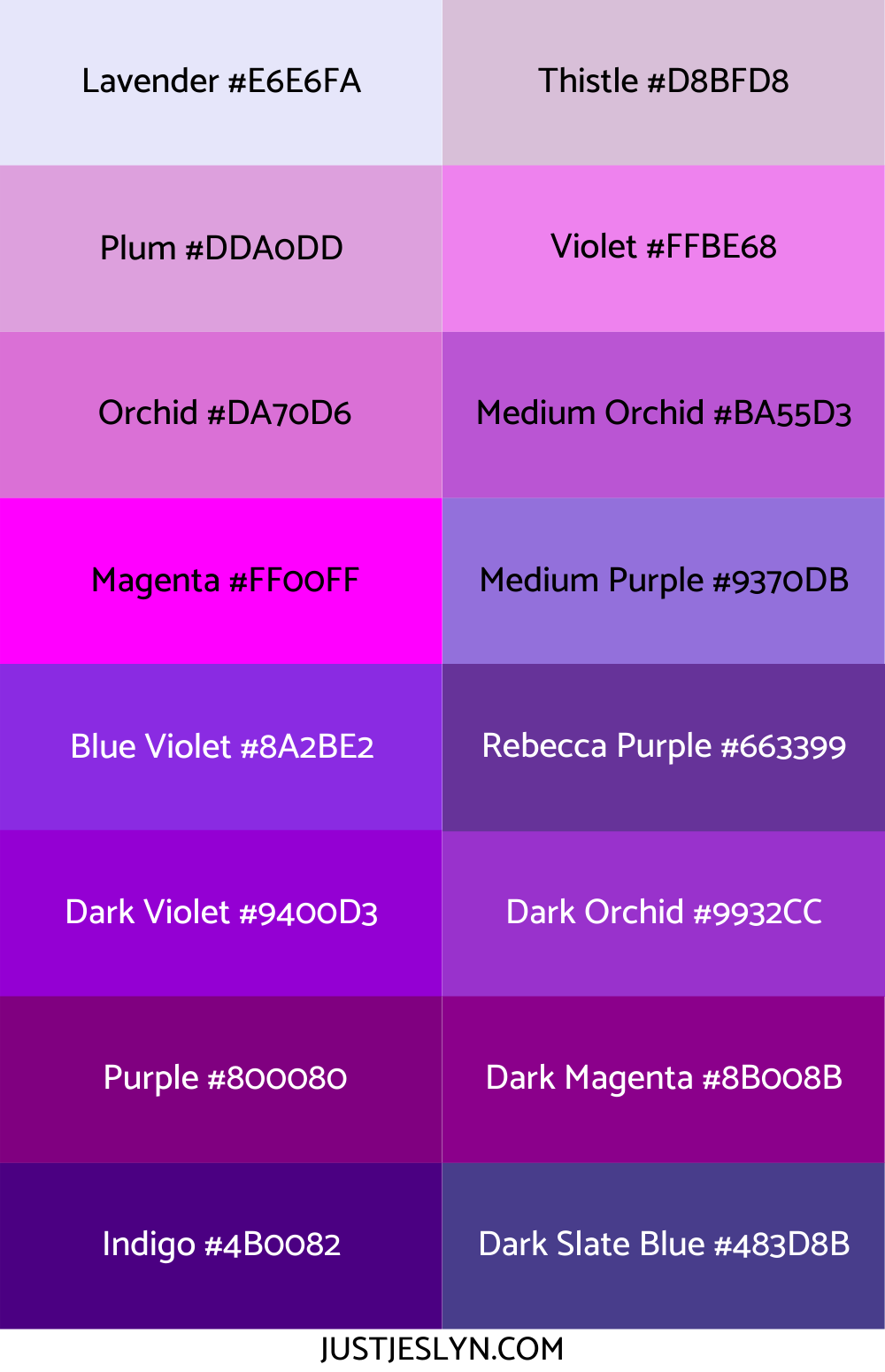 Оттенки фиолетового. Оттенки фиолетового с названиями. Фиолетовые цвета названия. Фиолетовый оттенки фиолетового. Лиловый цвет какой показать фото