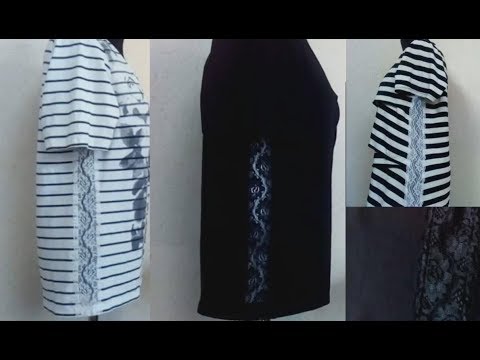 Как увеличить женскую футболку в размере