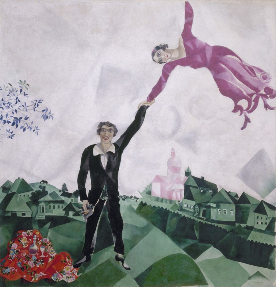 4. Прогулка. Марк Шагал. 1918.jpeg