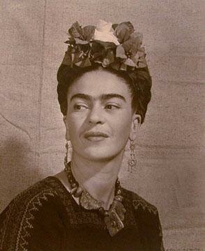 Frida Kahlo and Pet Hawk