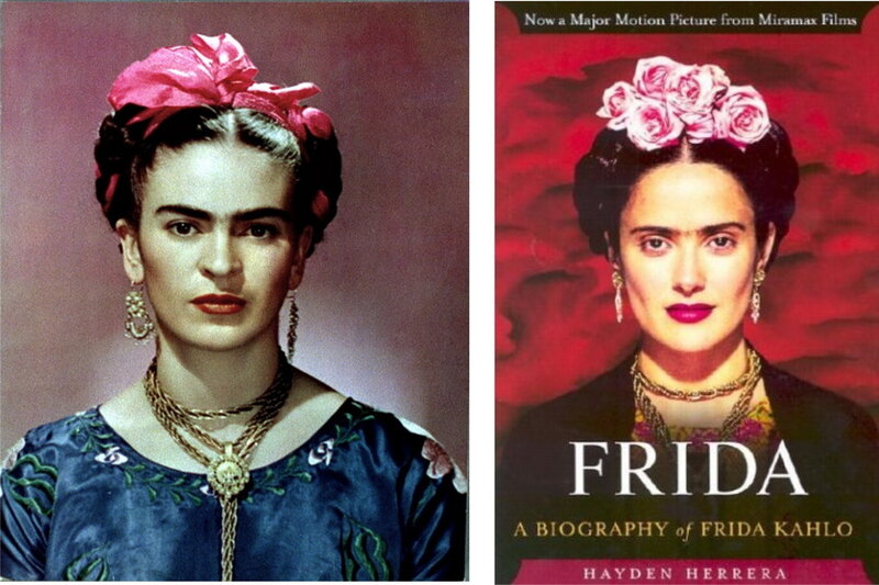 Frida Kahlo and Pet Hawk