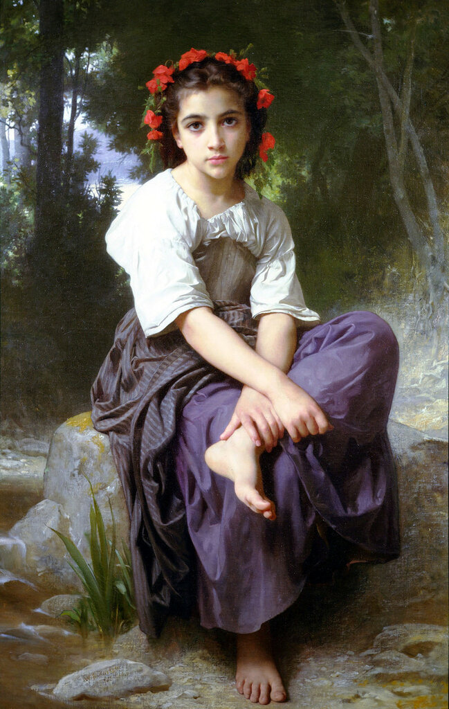 William-Adolphe_Bouguereau_(1825-1905)_-_At_the_Edge_of_the_Brook_(1875).jpg