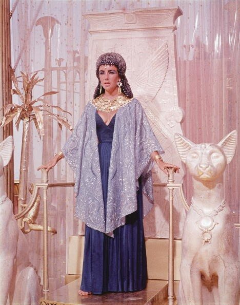 Elizabeth Taylor On Throne As 