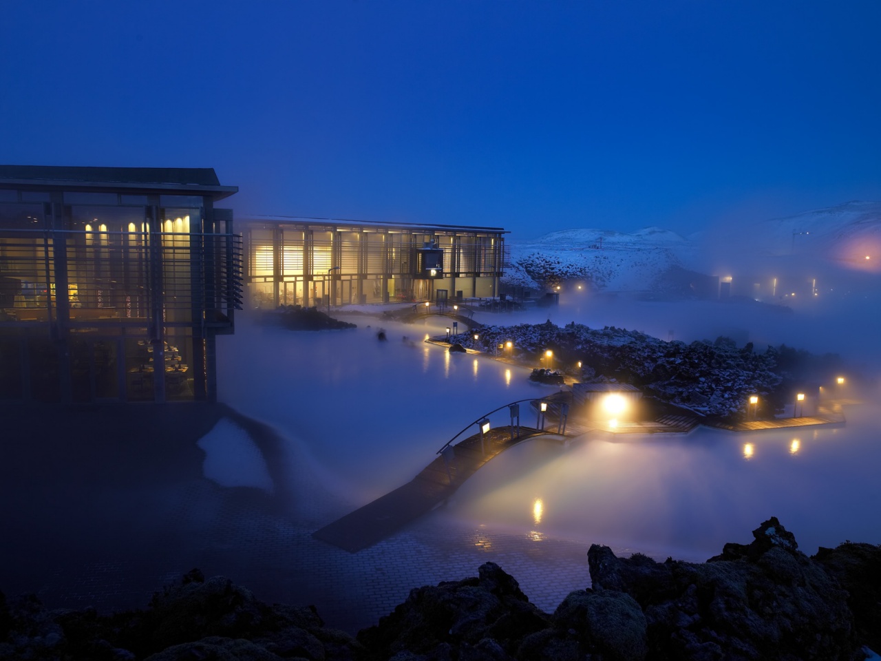 Blue Lagoon from the above