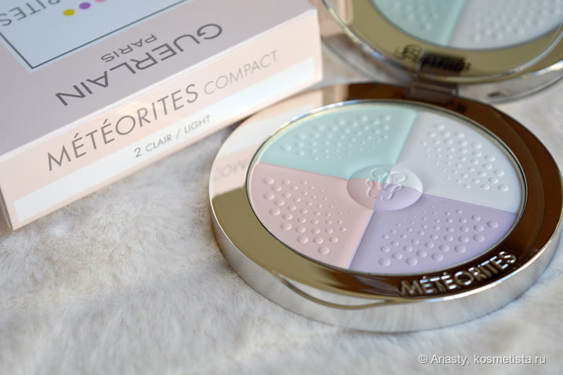 Guerlain: Météorites Compact - Colour Correcting, Blotting and Lighting Powder - 02 Light