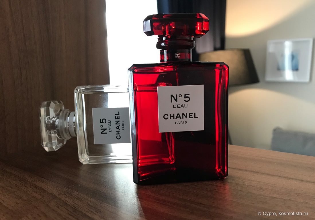Красный флакон Шанель Chanel N 5 L