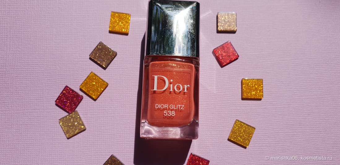 Dior Vernis Couture Colour Gel Shine And Long Wear Nail Lacquer в оттенке 538 Dior Glitz